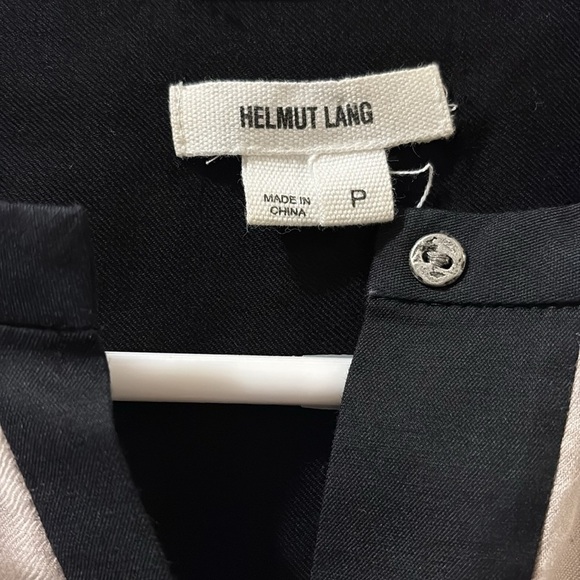 Helmut Lang Black and White Long Sleeve Button Down Shirt - size P (small) - Picture 2 of 5